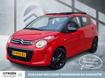 Citroen C1 vti 72 pk airscape shine | rijklaar | canvas dak + climate control + apple carplay