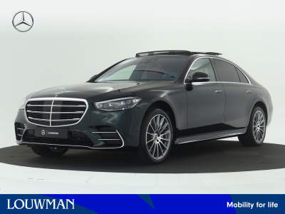Mercedes-Benz S-klasse 450 e lang amg line | dashcam | achterasbesturing met 4.5° verstelbare stuurhoek | rijassistentiepakket | burmester 3d surround sound system |  executive rear plus pakket | energizing air control |