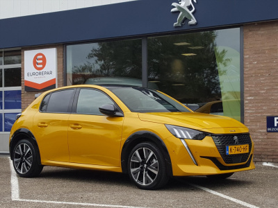Peugeot 208 gt 1.2 puretech 100pk (vol)automaat (eat8) | navigatie 3d cockpit | zwart dak | keyless entry&start | parkeersensoren v+a+camerahulp achter |