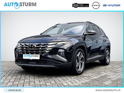 Hyundai Tucson 1.6 t-gdi mhev premium | vol-leder | digitaal instrumentenpaneel | adapt. cruise control | apple carplay/android auto | stoelverwarming | dodehoek detectie | 360° camera | rijklaarprijs!