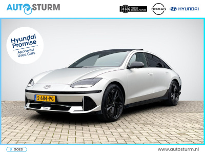 Hyundai Ioniq 6 first edition awd 77.4 kwh hyundai ioniq 6 first edition awd 77 kwh 326pk | panoramadak | head-up display | 360° camera | bose audio | adapt. cruise control | 20'' velgen | rijklaarprijs!