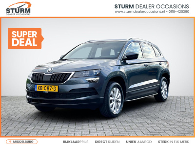 Skoda Karoq 1.0 tsi clever edition | trekhaak | apple carplay/android auto | navigatie | treeplanken | park. sensoren | cruise & climate contol | rijklaarprijs!