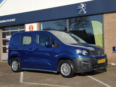 Peugeot Partner premium 1.5 bluehdi 100pk 650kg pack look | trekhaak | navigatie-tomtom&bluetooth&applecarplay&androidauto | climate control | a-ramen|sensoren&camera