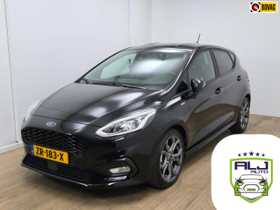 Ford Fiesta occasion 1.0 st-line bomvolle auto | tweedehands ford fiesta zwart st line | carplay | cruise | navi | voorruitverwarm