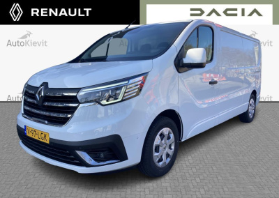 Renault Trafic e-tech t29 l2h1 comfort 52 kwh - airbag voor passagier / led-verlichting in de laadruimte / easy link navigatiesysteem met 8" touchscreen en dab+ radio / additionele parkeerhulp / pack vision / reservewiel / renault handsf