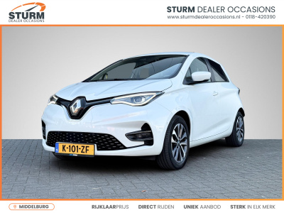 Renault Zoe r135 intens 52 kwh koopaccu + snellaadfunctie | navigatie | camera | dodehoek detectie | stoelverwarming | led koplampen | apple carplay/android auto | rijklaarprijs!