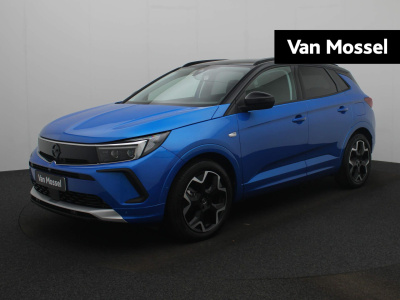 Opel Grandland 1.6 turbo hybrid ultimate | full option | leder | navigatie | trekhaak | stoelverwarming | stoelventilatie | elektrische achterklep | memory seats | apple carplay / android auto | 360 nightvision camera | lichtmetalen velg...