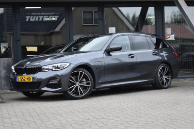 BMW 3-serie touring 320e m-sport | shadow-line | el. wegkl. trekhaak | head-up display | apple carplay | android auto | leder
