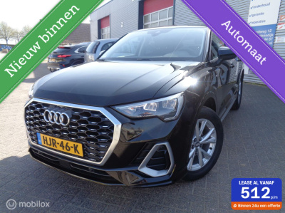 Audi Q3 35 tfsi sportback business/s-line/automaat/ecc/stoelverw/pdc/lm velgen/1st eig