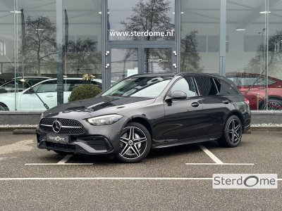 Mercedes-Benz C-Klasse estate 300 e amg line l distronic l mbux l stoelverwarming l digital light l night pakket l 360 gr camera l smart phone integratie l niveau regeling l sfeerverlichting l wegklapbare trekhaak l multicontourstoelen l airco l...