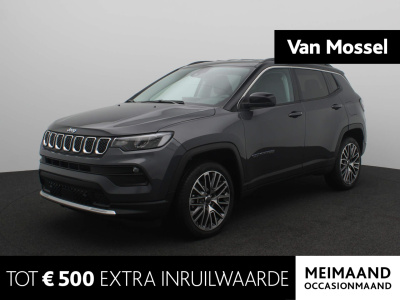 Jeep Compass 4xe 190pk plug-in hybrid electric altitude | achteruitrijcamera | parkeersensoren | half leder | park assistant | climate control | led | lichtmetalen velgen | demo sale!