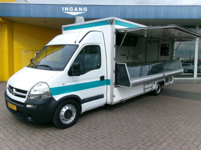 Opel Movano coxx verkoopwagen viswagen foodtruck viskar