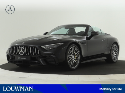 Mercedes-Benz Sl roadster 43 | amg dynamic plus pakket | amg nightpakket | v8 stylingpakket exterieur | 21" 10-dubbelspaaks gesmede amg-velgen, zilver | energizing-pakket | burmester surround sound systeem | parkeerpakket met achteruitrijc...
