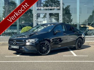 Mercedes-Benz Cla 250 e business solution amg limited l panoramadak l sfeerverlichting l mbux l distronic l keyless go l burmester l memory l nightpakket l airco l camera l stoelverwarming l deelbare achterbank l spiegel pakket l