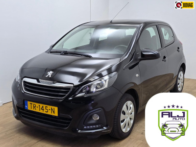 Peugeot 108 occasion 1.0 vti met airco en kleur zwart | tweedehands peugeot 108 zwart in 5 deurs | bluetooth audio | incl.btw