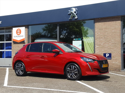 Peugeot 208 allure 1.2 puretech 100pk | 3d-navigatietomtom&bluetooth&dab+ | parkeerhulp achter/camera | extra getint glas | led | lmvelgen 16 duotone