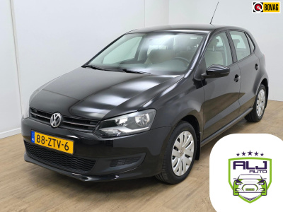 Volkswagen Polo occasion 1.2 bluemotion zeer zuinig! | tweedehands volkswagen polo in zwart met 5 deurs | airco | isofix | aljauto