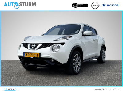 Nissan Juke 1.6 tekna automaat | panoramadak | navigatie | 360° camera | leder | stoelverwarming | keyless entry | rijklaarprijs!