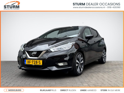 Nissan Micra 0.9 ig-t tekna | trekhaak afneembaar | navigatie | camera | bose audio | stoelverwarming | cruise & climate control | rijklaarprijs!