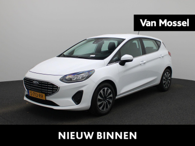 Ford Fiesta 1.0 ecoboost hybrid titanium | cruise control | parkeer sensoren | bluetooth | climate control | lage km stand | dab