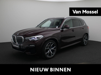 BMW X5 xdrive45e high executive m-sport | automaat | lmv | cognac leder | luchtvering | memory seats | virtual cockpit | navigatie | stoel verwarming | dab | camera | adaptive cruise | climate control