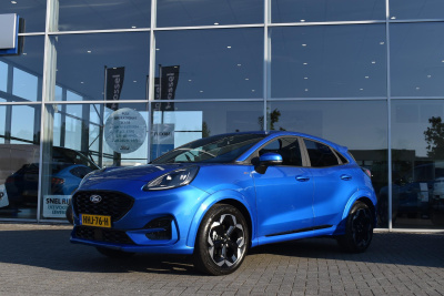 Ford Puma 1.0 ecoboost hybrid st-line x | climate control | cruise control | winterpakket | bang & olufsen premium geluidysteem | elektrisch bedienbare kofferklep | achteruitrij camera | ford protect 2 + 3 jaar/100.000 km | apple ca...