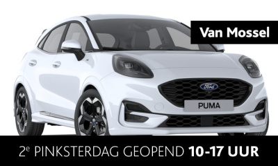 Ford Puma 1.0 ecoboost hybrid st-line x | €4.000,00 korting! | 18 inch | elektrische achterklep | b&o audio | handgeschakeld | frozen white |