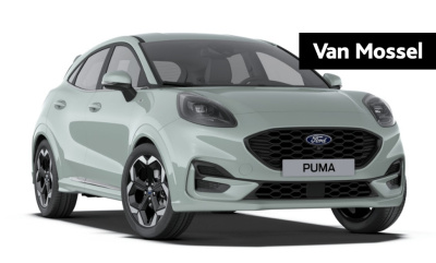 Ford Puma 1.0 ecoboost hybrid st-line x | €4.000,00 korting! | 18 inch | elektrische achterklep | b&o audio | handgeschakeld | cactus grey |