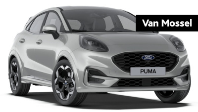 Ford Puma 1.0 ecoboost hybrid st-line x | €4.000,00 korting! | 18 inch | elektrische achterklep | b&o audio | handgeschakeld | solar silver |