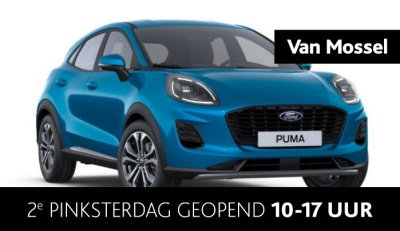 Ford Puma 1.0 ecoboost hybrid titanium | €4.000,00 korting! | navigatie | apple carplay | parkeersens. | cruise contr. | digital aqua blue | automaat |
