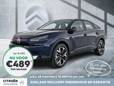 Citroen C4 hybrid 136pk automaat business private lease € 489,- pm - 48mnd - 10.000km