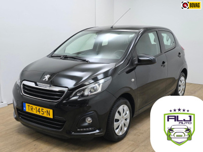 Peugeot 108 occasion 1.0 vti met airco en kleur zwart | tweedehands peugeot 108 zwart in 5 deurs | bluetooth audio | incl.btw