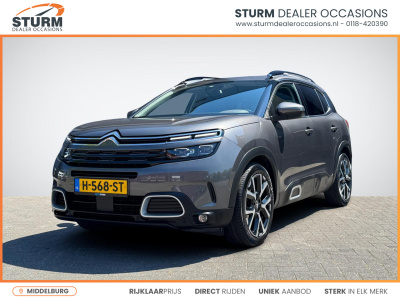 Citroen C5 Aircross 1.2 puretech business plus pack ambiance | navigatie | camera | apple carplay/android auto | vol-leder | stoelverwarming | geheugenstoel | dodehoek detectie | rijklaarprijs!