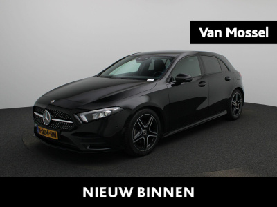 Mercedes-Benz A-Klasse 180 business solution amg | automaat | half leder | bluetooth | navigatie | camera | climate control | cruise control | stoel verwarming | dab | lage km stand