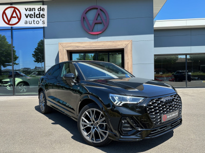 Audi Q3 sportback 35 tfsi 150pk s-tronic 2x s-line | zwart optiek | camera | keyless | adapt. cruise | rijklaar incl. 1 jaar bovag garantie