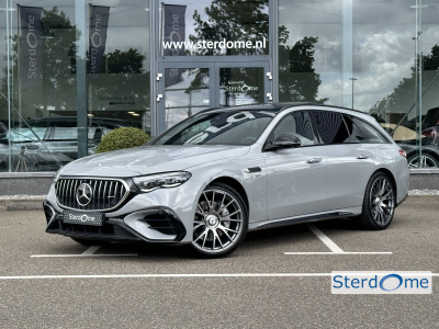 Mercedes-Benz E-Klasse amg 53 4matic+ i hyperscreen i amg kuipstoelen i 360 camera i meesturende achteras | keyless go | lichtpakket | rijassistentiepakket | amg-nightpakket | luchtvering | panormadak | memorypakket | distronic |