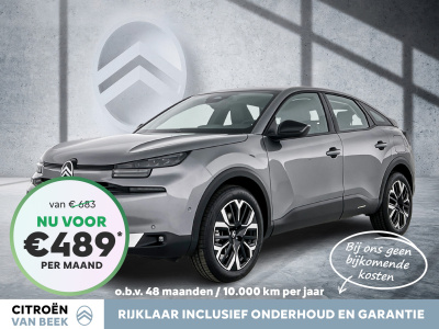 Citroen C4 hybrid 145pk automaat business private lease € 489,- pm - 48mnd - 10.000km