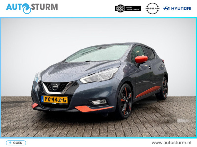 Nissan Micra 0.9 ig-t tekna design pack | vol-leder | bose audio | 360° camera | stoelverwarming | navigatie | dodehoek detectie | cruise & climate control | rijklaarprijs!
