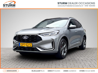 Ford Kuga 2.5 phev st-line x nl-auto + full-options! | trekhaak uitklapbaar | panoramadak | head-up display | adapt. cruise control | 360° camera | stuur- + stoelverwarming | geheugenstoel | rijklaarprijs!