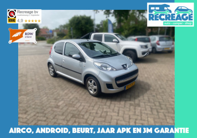 Peugeot 107 black en silver 1.0, 3mnd gar., jaar apk, beurt, carplay radio