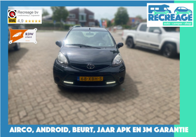 Toyota Aygo 1.0 12v vvt-i aspiration, jaar apk, 3 maanden garantie, beurt, carplay radio