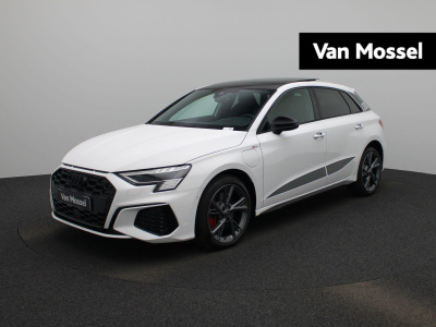 Audi A3 sportback 45 tfsi e s edition competition 245 pk | s-line | automaat | navigatie | camera | panoramadak | trekhaak | cruise control | climate control | stoelverwarming | virtual cockpit | led matrix | lichtmetalen velgen |...
