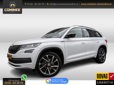 Skoda Kodiaq 1.4 tsi 4x4 sportline business ✅1jaarbovag✅pano✅trekhaak✅leer✅2000kg ahw