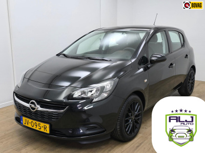 Opel Corsa occasion turbo business+ met carplay radio en cruisecontrol | tweedehands opel corsa zwart | leuke velgen | 6 versn.
