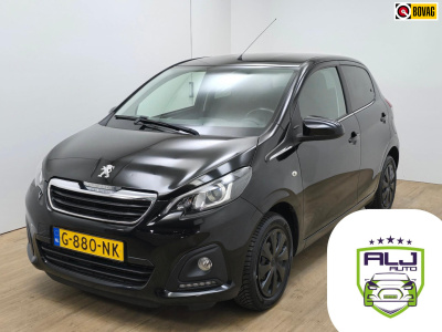 Peugeot 108 occasion 1.0 e-vti active met airco en bluetooth audio | sportieve look | tweedehands peugeot 108 zwart | dagrij led |