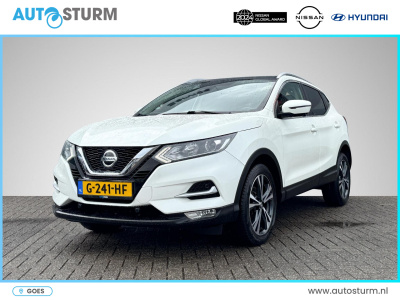 Nissan Qashqai 1.3 dig-t n-connecta design pack | panoramadak | apple carplay/android auto | 360° camera | keyless entry | navigatie | dab | rijklaarprijs!