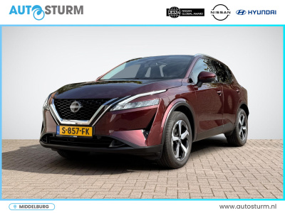 Nissan Qashqai 1.3 mhev n-connecta design pack | trekhaak | panoramadak | 360° camera | adapt. cruise control | navigatie full-map | apple carplay/android auto | rijklaarprijs!