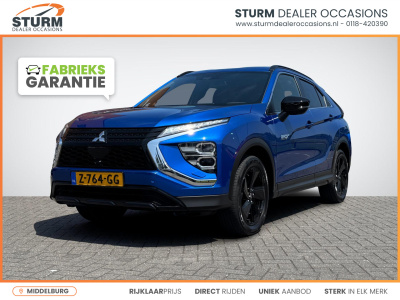 Mitsubishi Eclipse Cross 2.4 phev black edition | navigatie | 360° camera | stuur- + stoelverwarming | adapt. cruise control | leder | keyless entry | rijklaarprijs!