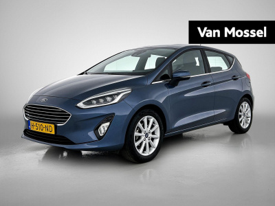Ford Fiesta 1.0 ecoboost titanium | lmv | parkeer sensoren | cruise control | bluetooth | climate control | stoel/stuur verwarming | navigatie