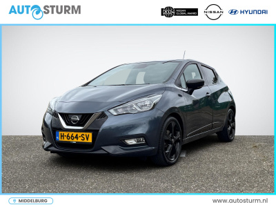 Nissan Micra 1.0 ig-t n-sport | navigatie | camera | leder/alcantara | apple carplay/android auto | keyless entry | cruise & climate control | rijklaarprijs!